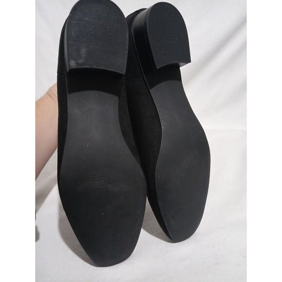 NWT Find Size 10 Black Rubber Sole Ankle Booties Pull On - Picture 5 of 10